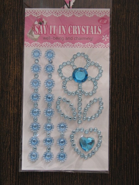 Crystal Flower Blue